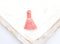 Light Pink Tassel, Silky Nylon, 1.5 Inches, Sold as 1 Piece.